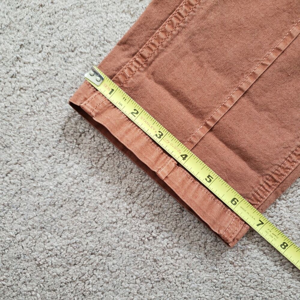 Anthropologie The Wanderer Utility Cargo Pants Clay Terra Cotta Color Size 26 - Picture 12 of 13